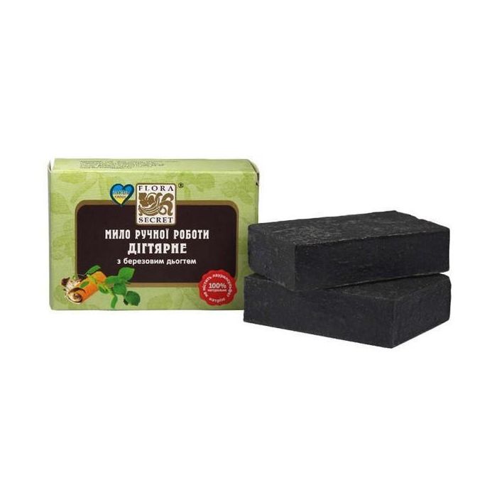 Мило Flora Seсret Дігтярне з березовим дьогтем 75 г