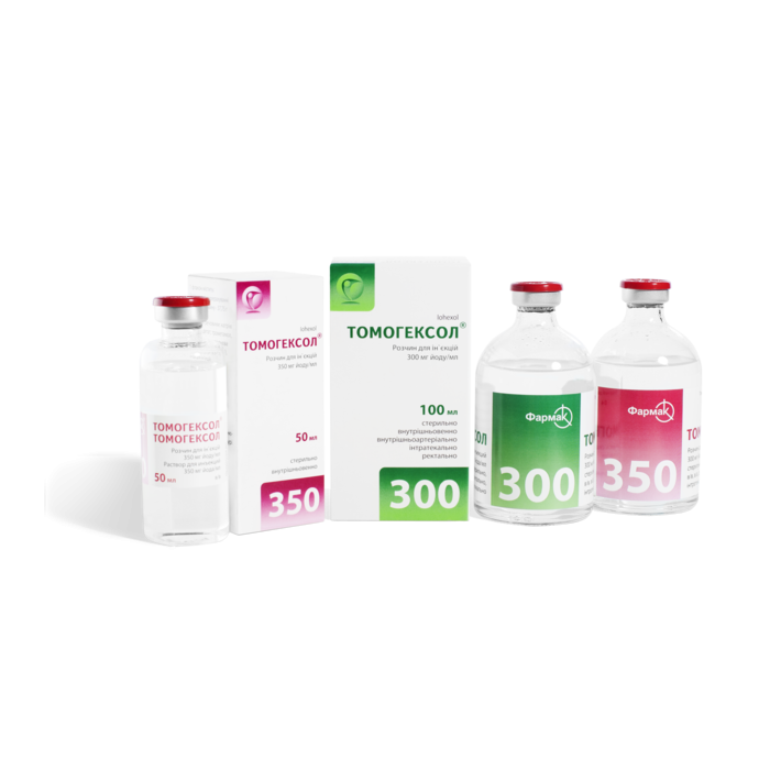 Томогексол розчин для ін'єкцій 300 мг йоду/мл 50 мл №1 - фото №1 Томогексол розчин для ін'єкцій 300 мг йоду/мл 50 мл №1