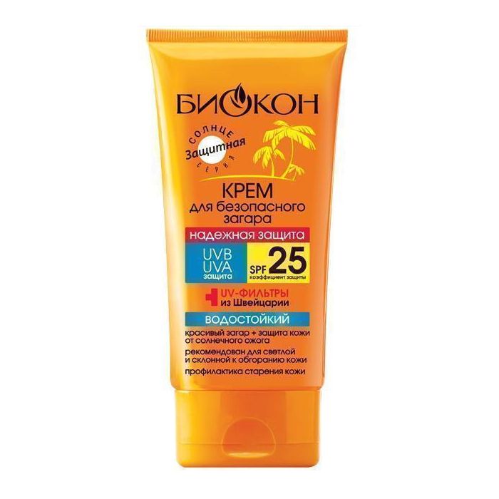 Крем Біокон для безпечної засмаги SPF 25 160 мл