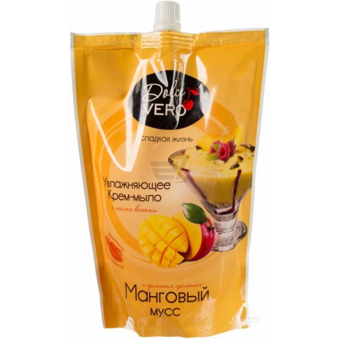 Крем-мило Dolce Vero Манговий мус дой-пак 500 мл
