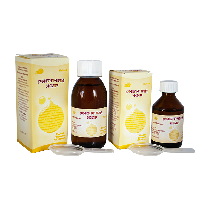 Риб'ячий жир масло 50 мл