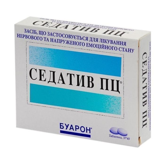 Седатив ПЦ таблетки №40 (20х2)