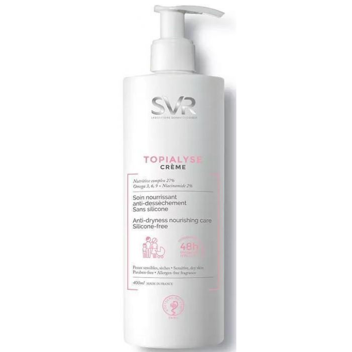 Крем SVR Topialyse для обличчя та тіла від атопічного дерматиту 400 мл - фото №1 Крем SVR Topialyse для обличчя та тіла від атопічного дерматиту 400 мл