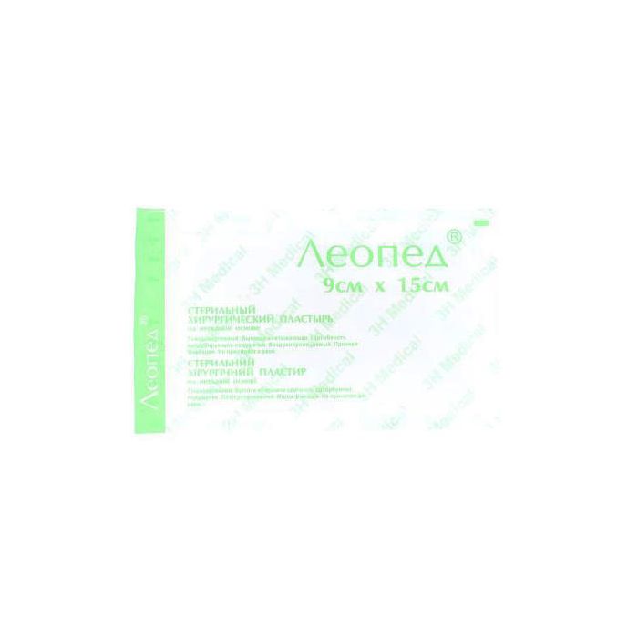 Лейкопластир Леопед стерильна пов'язка 9 см х 15 см №1