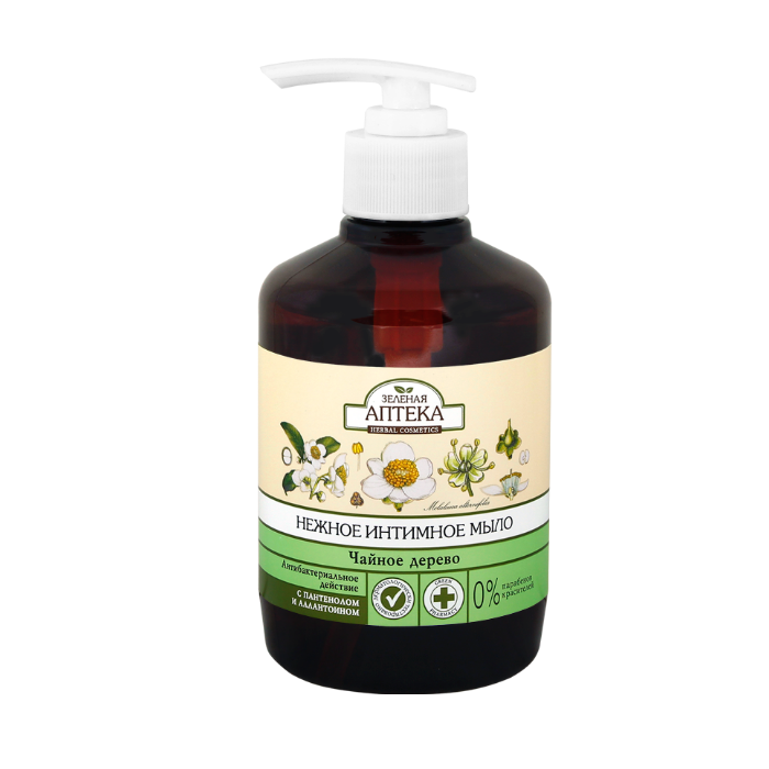 Мило для інтимної гігієни Зелена Аптека Чайне Дерево 370 мл