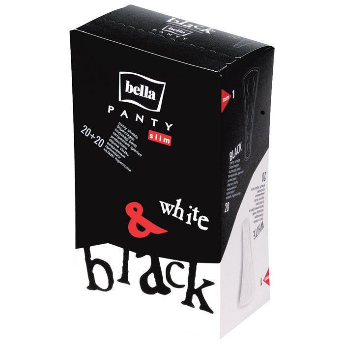 Прокладки Bella Panty Slim Black and White щоденні 40 шт