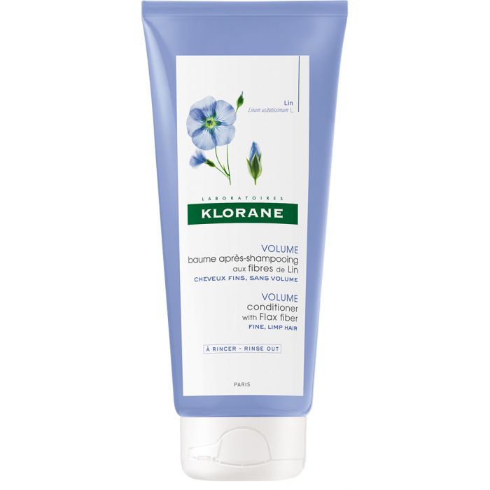Бальзам Klorane (Клоран) з волокнами льону для тонкого волосся 200 мл