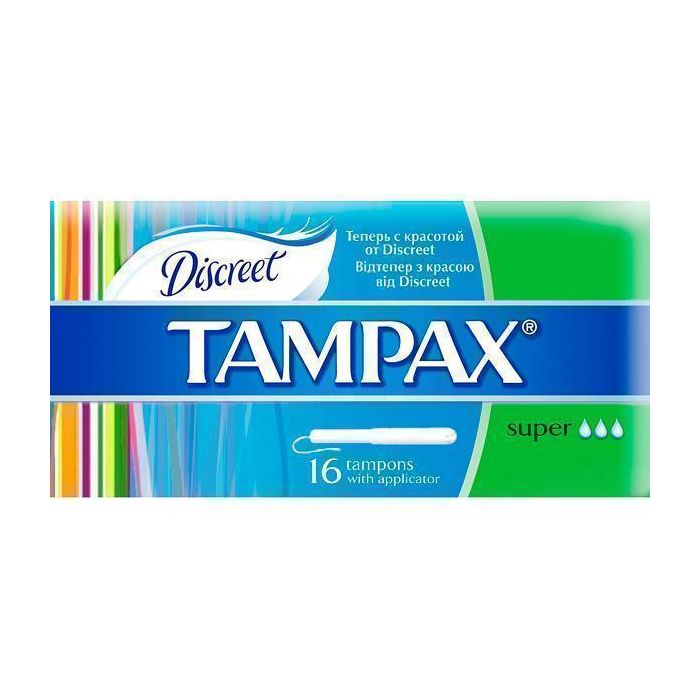 Тампони Tampax CEF Super Duo 16 шт