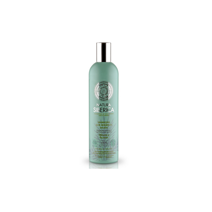 Шампунь Natura Siberica Об'єм та баланс для жирного волосся 400 мл
