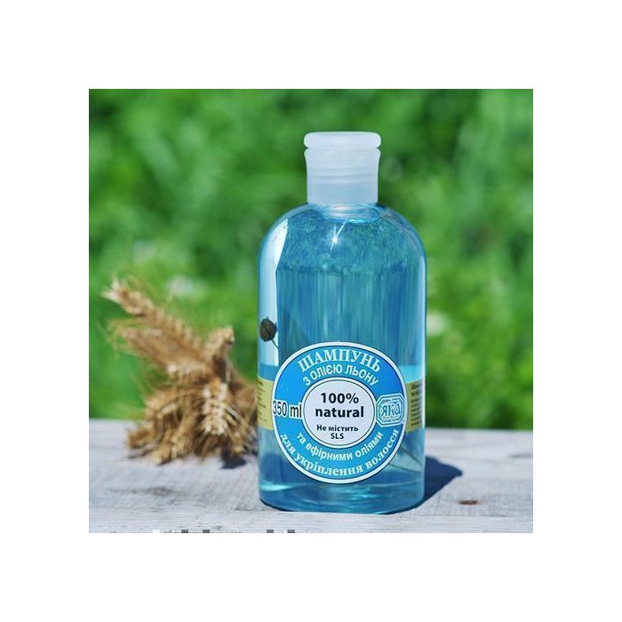Шампунь ЯКА Органічний з льоном для зміцнення волосся 330 мл