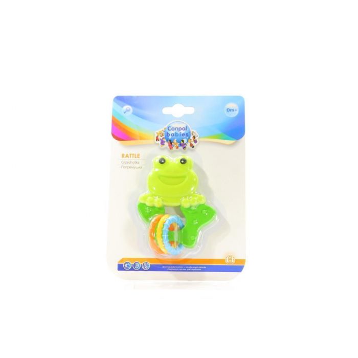 Брязкальце Canpol Babies (корівка, жабка, ведмедик) 56/128