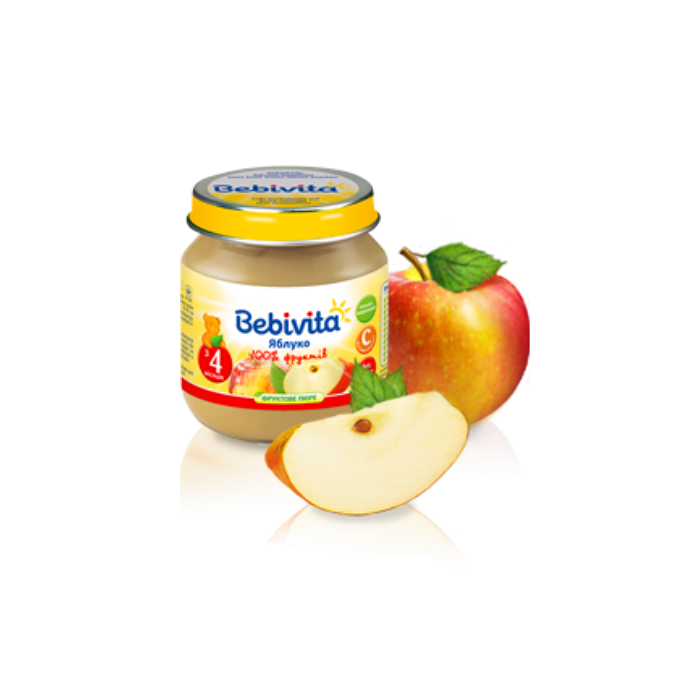 Пюре Bebivita 1810 яблуко з 4 місяців 100 г