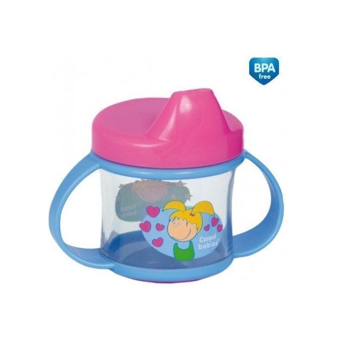 Кружка непроливайка Canpol Babies з ручками прозора 2/780