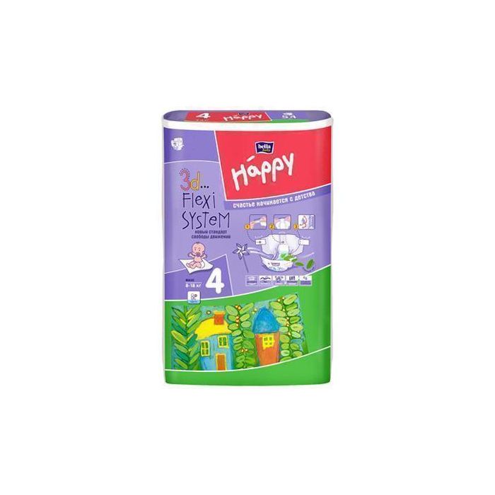 Підгузки Happy Maxi р.4 (8-18 кг) 70 шт