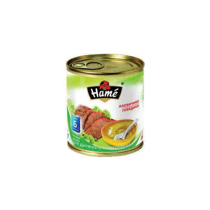 Пюре Hame яловичина (з 6 місяців) 100 г