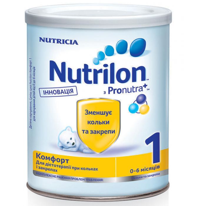 Суміш молочна Nutrilon Комфорт 1з 0 до 6 місяців 400 г