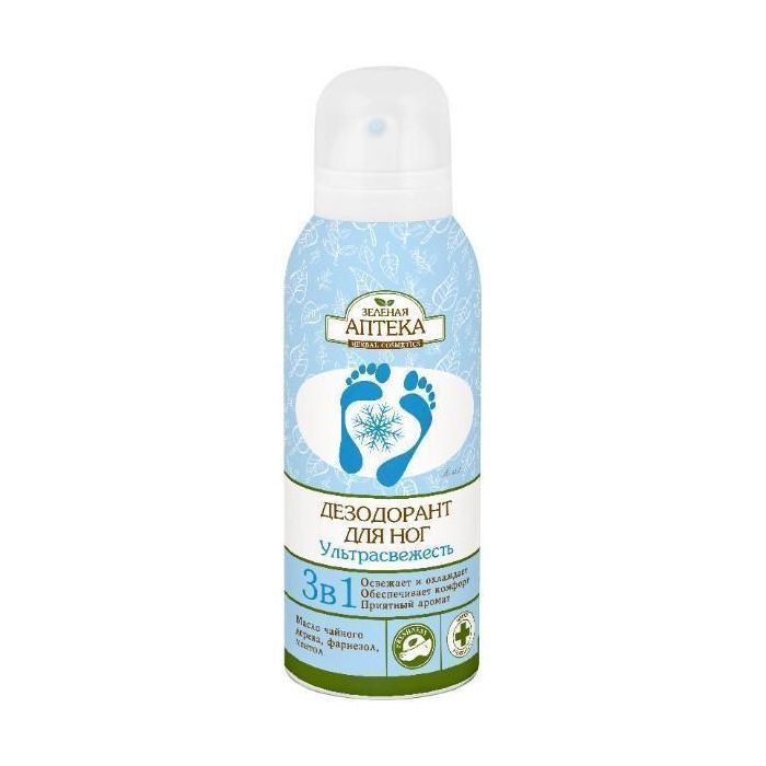 Дезодорант Зелена Аптека для ніг охолоджуючий 150 мл
