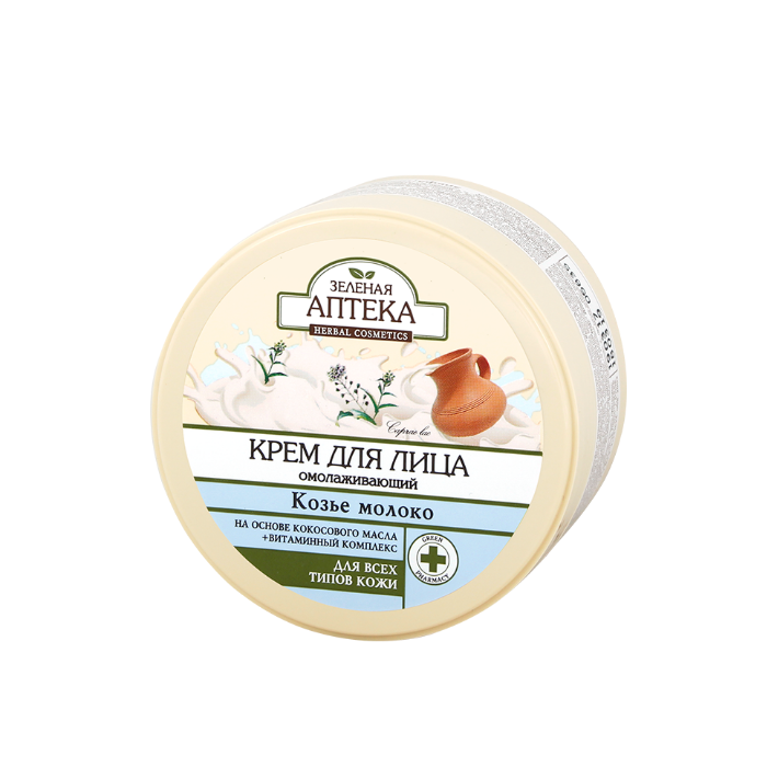 Крем для обличчя Зелена Аптека Козине молоко 200 мл