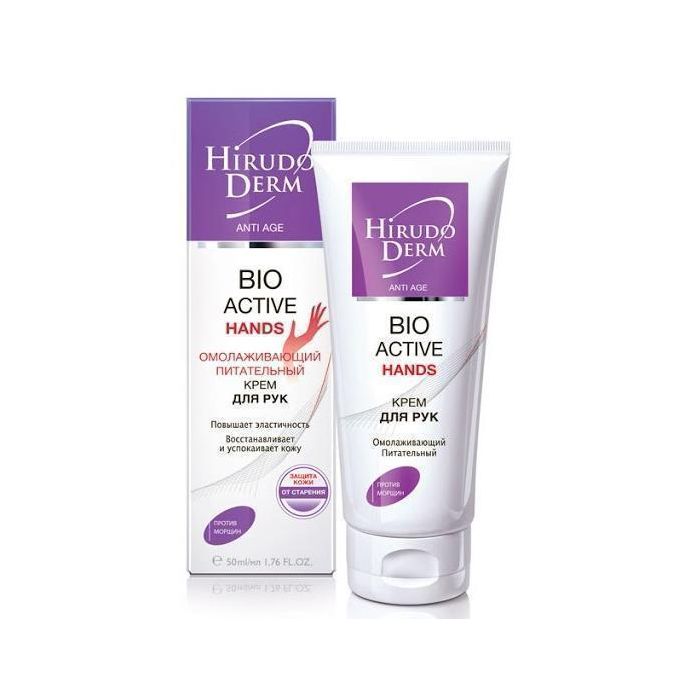 Крем для рук  Hirudo derm Anti Age  BIO Active Hand живильний омолоджуючий 60 мл