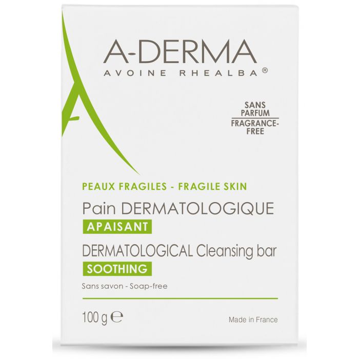 Мило A-Derma (А-Дерма) дерматологічне на основі вівса Реальба для подразненої шкіри 100 г