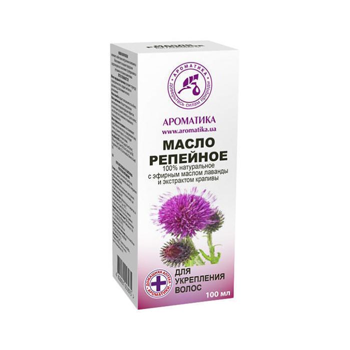 Олія косметична реп'яхова для зміцнення волосся 100 мл