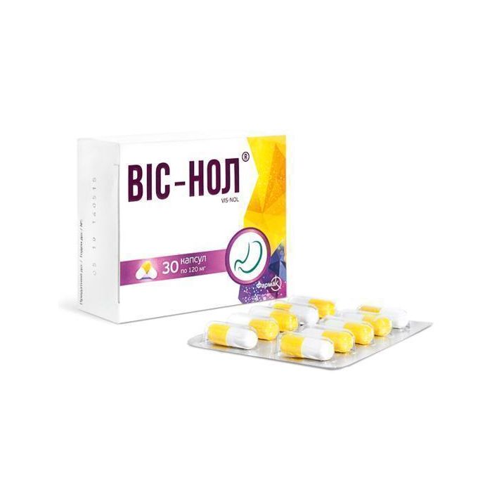 Віс-нол 120 мг капсули №30