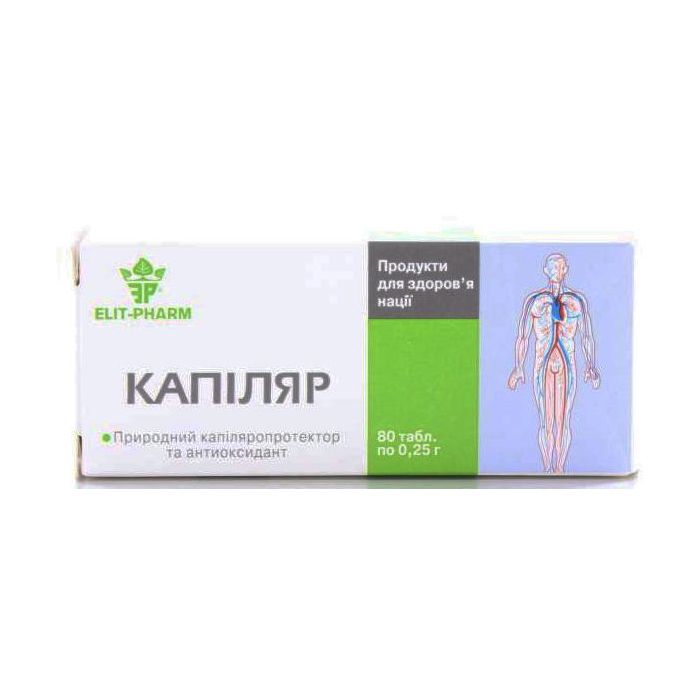 Капіляр 0,25 г таблетки №80