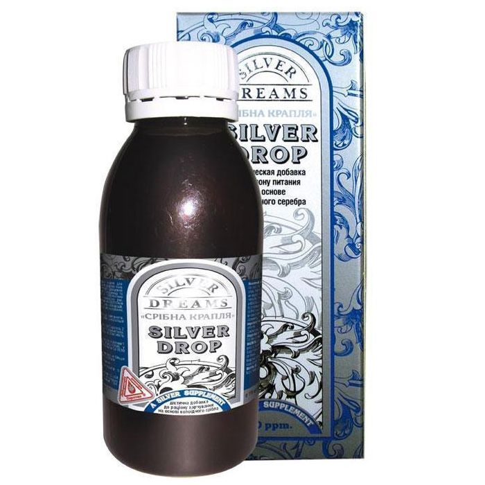 Колоїдне срібло Срібна крапля 20 ppm, 45 мл