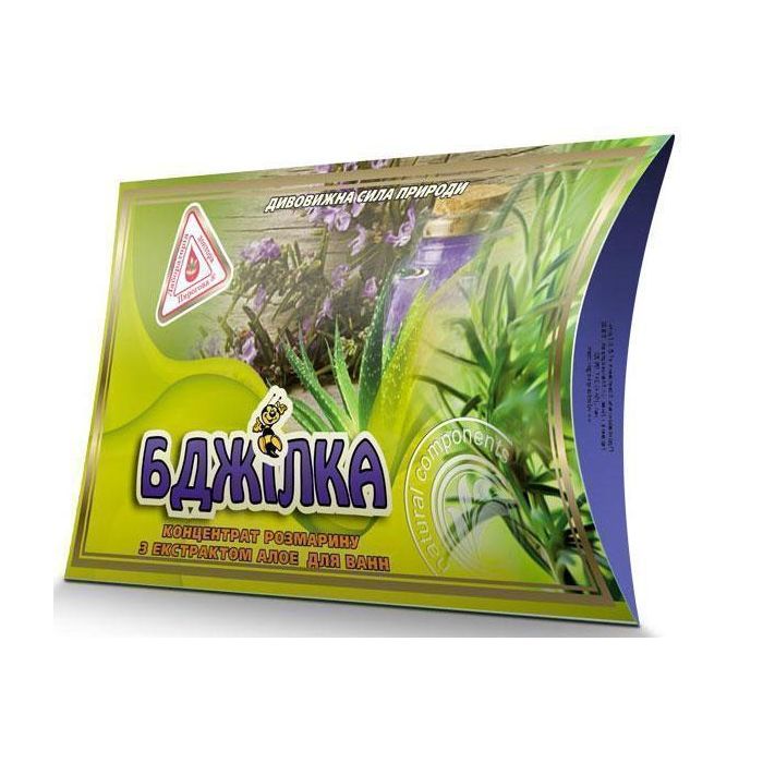 Концентрат для ванн Бджілка (розмарин+алое) 450 г