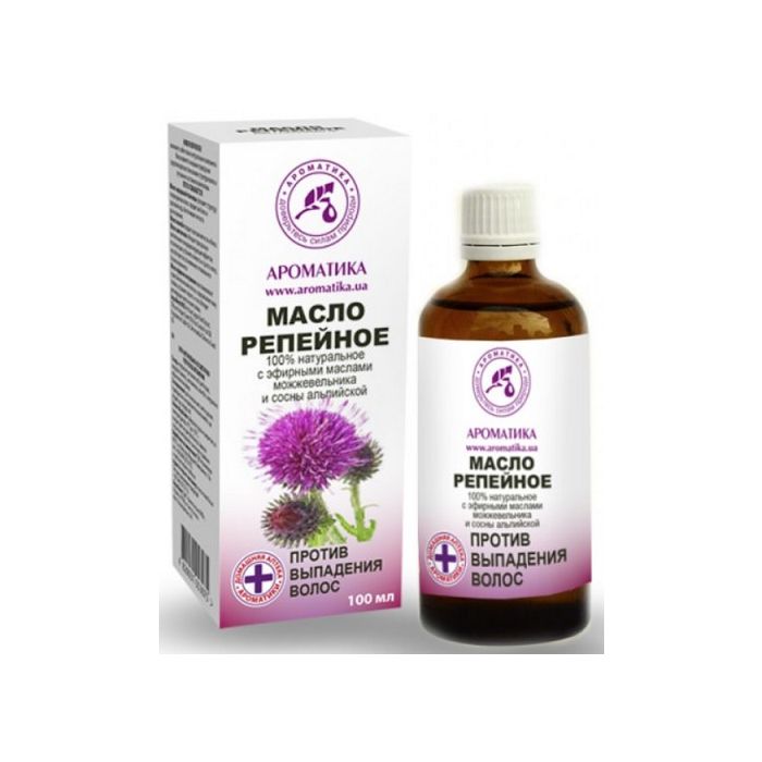 Олія косметична реп'яхова проти випадіння волосся 100 мл