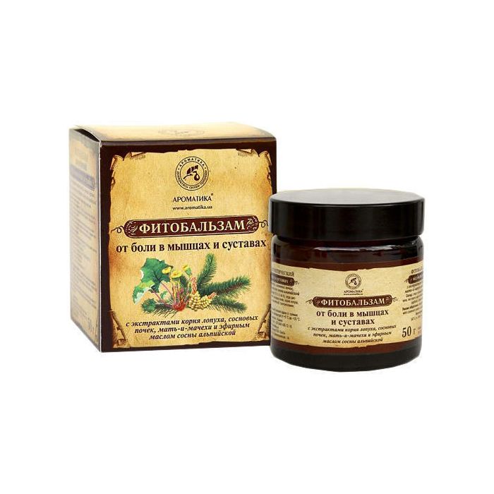 Фітобальзам від болю в м'язах та суглобах 50 мл