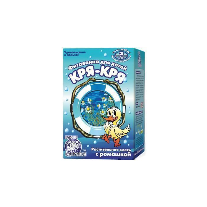 Фітованна №2 Ключі здоров'я для дітей Кря-Кря з ромашкою 30 г №3