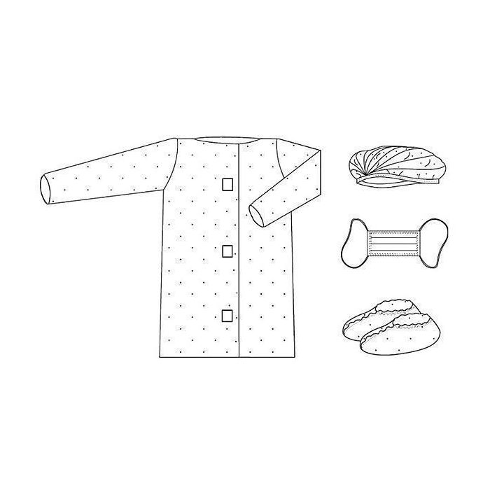 Комплект для відвідувача стерильний №1