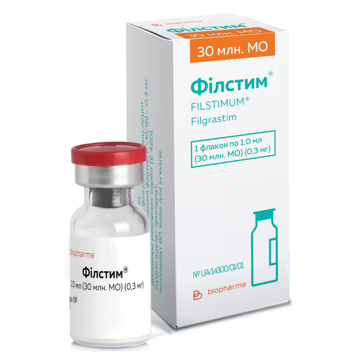 Філстим розчин для ін'єкцій 0,3 мг 1 мл №1