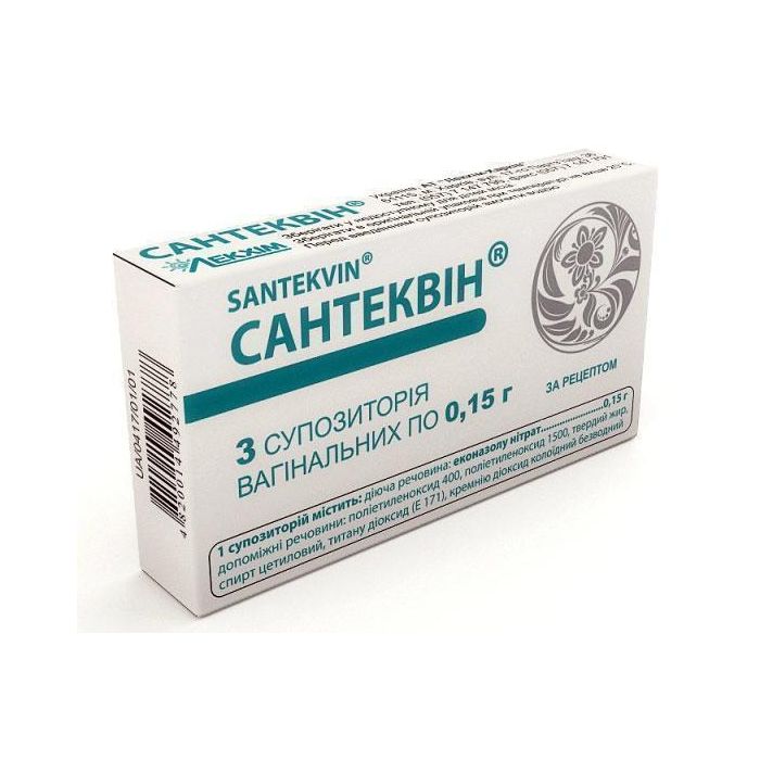 Сантеквін супозиторії №3
