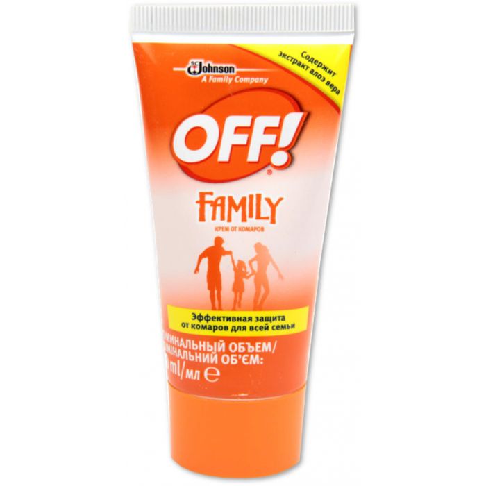 Крем Off! Family проти комарів з екстрактом алое вера 50 мл