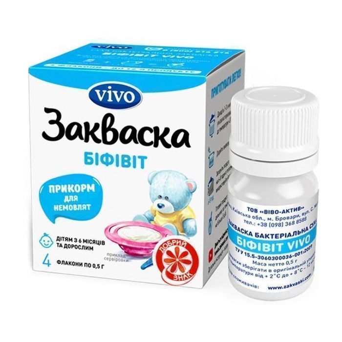 Біозакваска Vivo Біфівіт 0,5 г №4