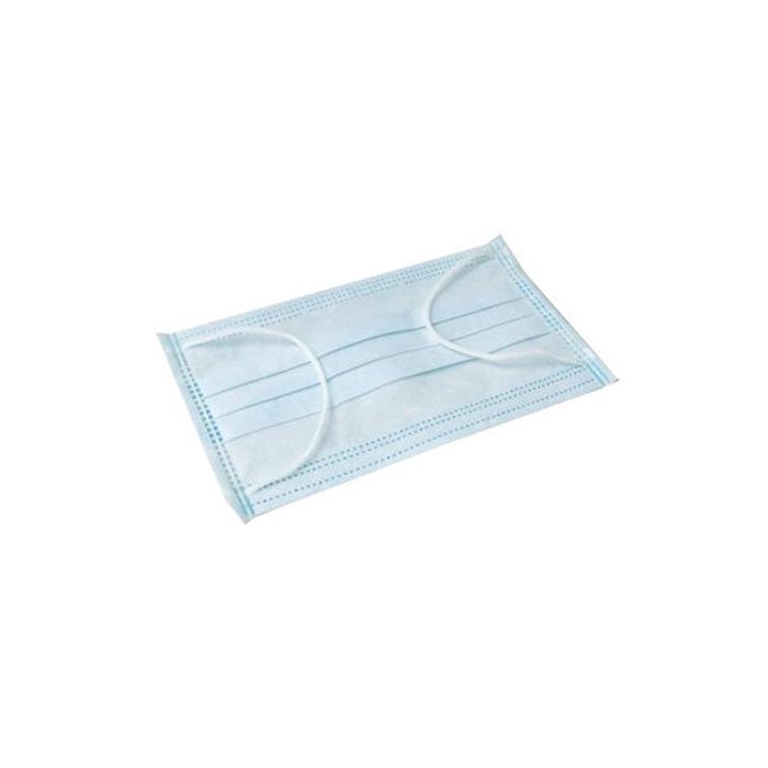 Маска медична стерильна 3-шарова на зав'язках №1