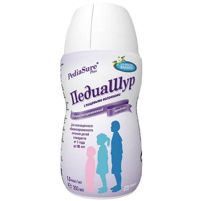 Молочна Similac Педиашур с пищевими волокнами ваніль 200 г