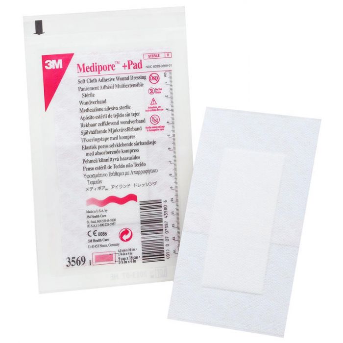 Пластир хірургічний Medipore + Pad 10x15 см