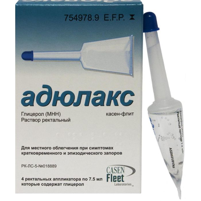 Адюлакс Касен-Фліт 6, 14 мл розчин ректальний аплікатор 7,5 мл №4