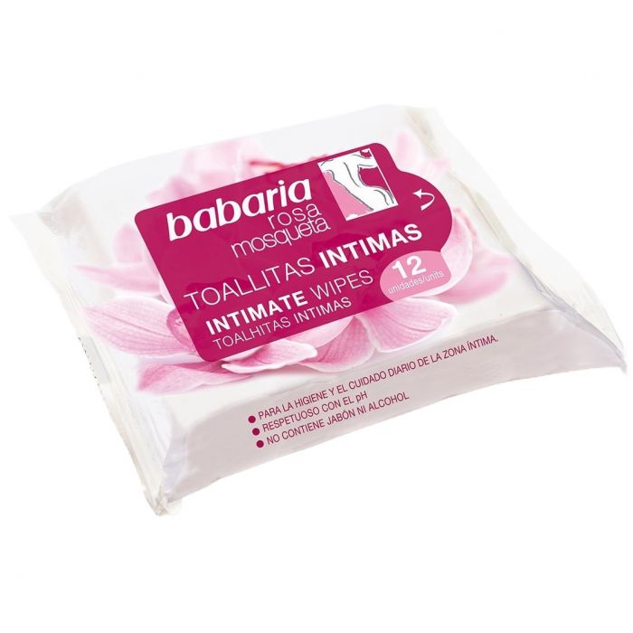 Серветки Babaria (Бабарія) шипшина для інтимної гігієни 12 шт