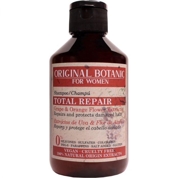Шампунь Original Botanic (Оріджінал Ботанік) Total Repair для пошкодженого волосся відновлюючий жіночий 250 мл