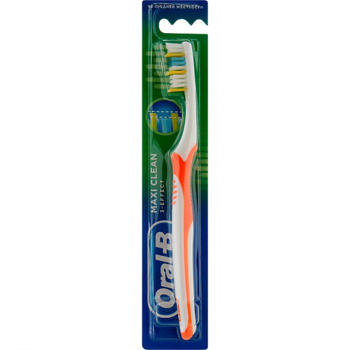 Зубна щітка Oral-B 3-Effect Maxi Clean/Vision 40 середньої жорсткості