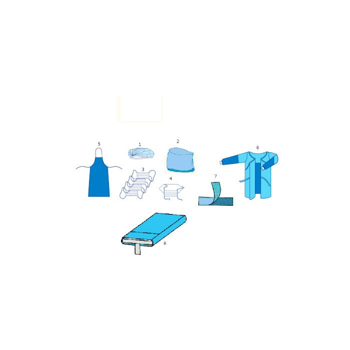 Комплект Славна одягу та покриттів операційних для кардіологічних операцій (коронографії) №24