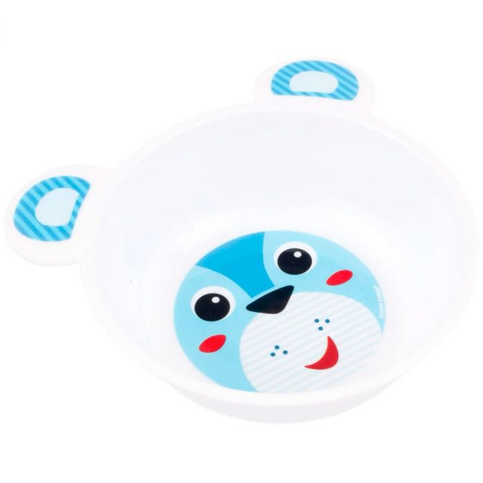 Тарілка Canpol babies з вушками, пластикова, в асортименті, 1 шт. (4/415)