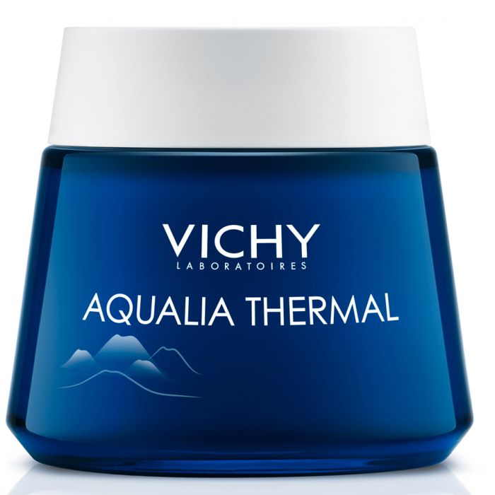 Крем-гель Vichy (Віши) Aqualia Thermal Нічний Спа для глибокого зволоження усуває ознаки втоми 75 мл