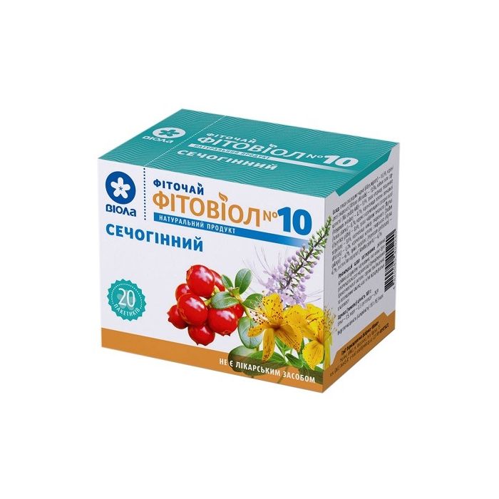 Фіточай №10 Фітовіол сечогінний 1,5 г №20
