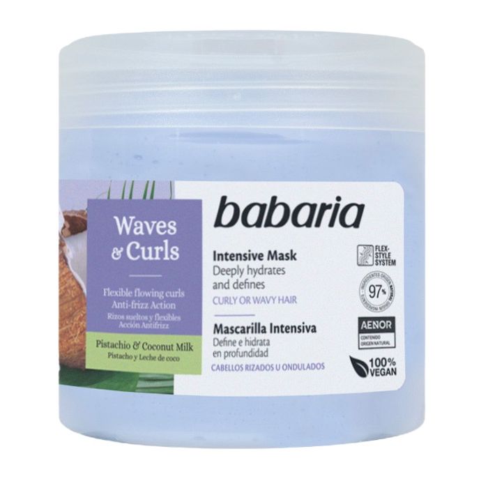 Маска Babaria (Бабарія) інтенсивна тільки кучері для волосся 400 мл