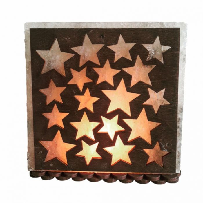 Соляна лампа Зірки 3-4 кг